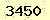 請輸入此驗證碼 : 3450