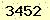 請輸入此驗證碼 : 3452