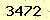 請輸入此驗證碼 : 3472