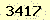 請輸入此驗證碼 : 3417