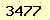 請輸入此驗證碼 : 3477
