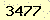 請輸入此驗證碼 : 3477
