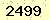 請輸入此驗證碼 : 2499