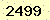 請輸入此驗證碼 : 2499