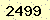 請輸入此驗證碼 : 2499