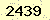請輸入此驗證碼 : 2439
