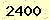 請輸入此驗證碼 : 2400