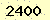 請輸入此驗證碼 : 2400
