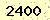 請輸入此驗證碼 : 2400