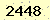請輸入此驗證碼 : 2448