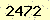 請輸入此驗證碼 : 2472