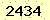 請輸入此驗證碼 : 2434