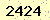 請輸入此驗證碼 : 2424