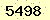 請輸入此驗證碼 : 5498