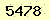 請輸入此驗證碼 : 5478