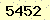 請輸入此驗證碼 : 5452