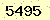 請輸入此驗證碼 : 5495
