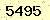 請輸入此驗證碼 : 5495