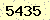 請輸入此驗證碼 : 5435