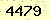 請輸入此驗證碼 : 4479