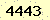 請輸入此驗證碼 : 4443