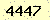 請輸入此驗證碼 : 4447