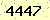 請輸入此驗證碼 : 4447