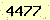 請輸入此驗證碼 : 4477