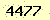 請輸入此驗證碼 : 4477