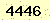 請輸入此驗證碼 : 4446