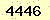 請輸入此驗證碼 : 4446