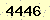 請輸入此驗證碼 : 4446