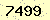 請輸入此驗證碼 : 7499