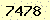 請輸入此驗證碼 : 7478