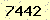 請輸入此驗證碼 : 7442