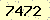 請輸入此驗證碼 : 7472