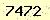 請輸入此驗證碼 : 7472