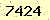 請輸入此驗證碼 : 7424