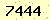 請輸入此驗證碼 : 7444