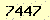 請輸入此驗證碼 : 7447