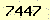 請輸入此驗證碼 : 7447