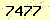 請輸入此驗證碼 : 7477