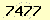請輸入此驗證碼 : 7477