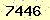 請輸入此驗證碼 : 7446