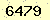 請輸入此驗證碼 : 6479