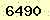 請輸入此驗證碼 : 6490