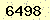 請輸入此驗證碼 : 6498