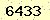 請輸入此驗證碼 : 6433