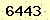 請輸入此驗證碼 : 6443