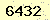 請輸入此驗證碼 : 6432